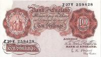 p368c from England: 10 Shillings from 1955